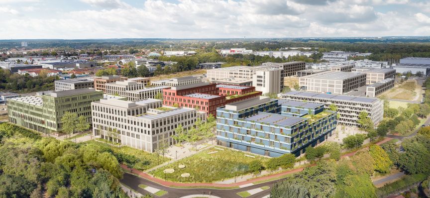 Techfactory Campus von oben