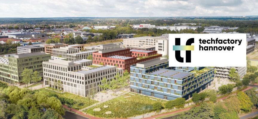 Techfactory Campus von oben